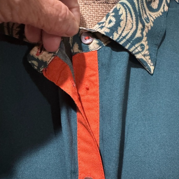 Natural Life Floral Paisley Button-Down Dress - Picture 4 of 11